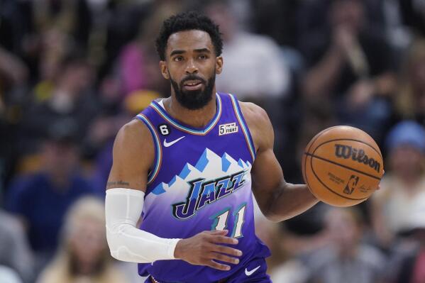Jazz Guard Mike Conley Swats Suns With Massive Block