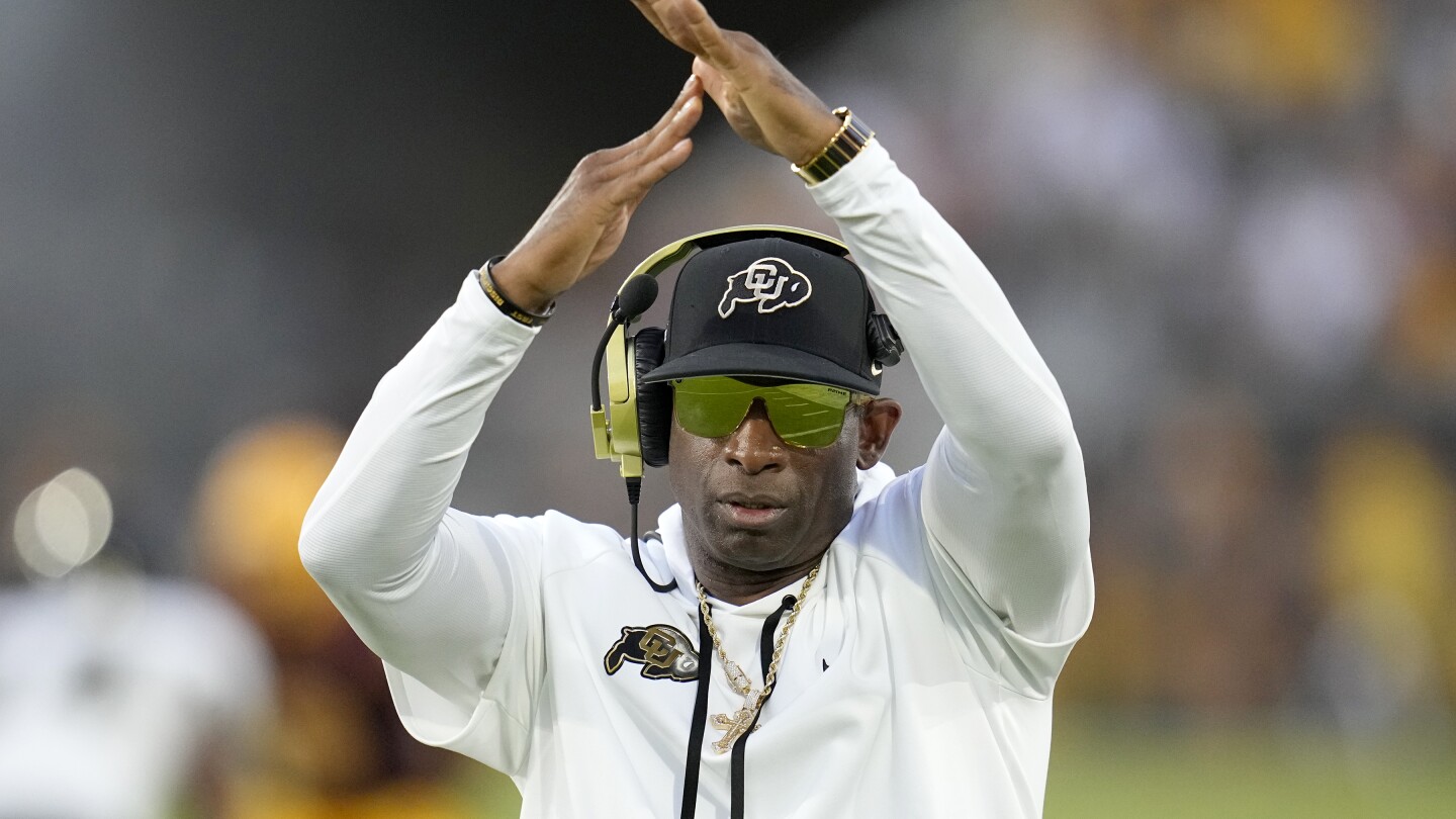 Colorado coach Deion Sanders calls late game times ‘stupidest thing ever invented in life’