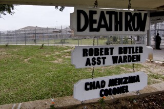 Death Row building is seen at the Louisiana State Penitentiary Friday, Sept. 18, 2009, in Angola, La. (AP Photo/Judi Bottoni, File)