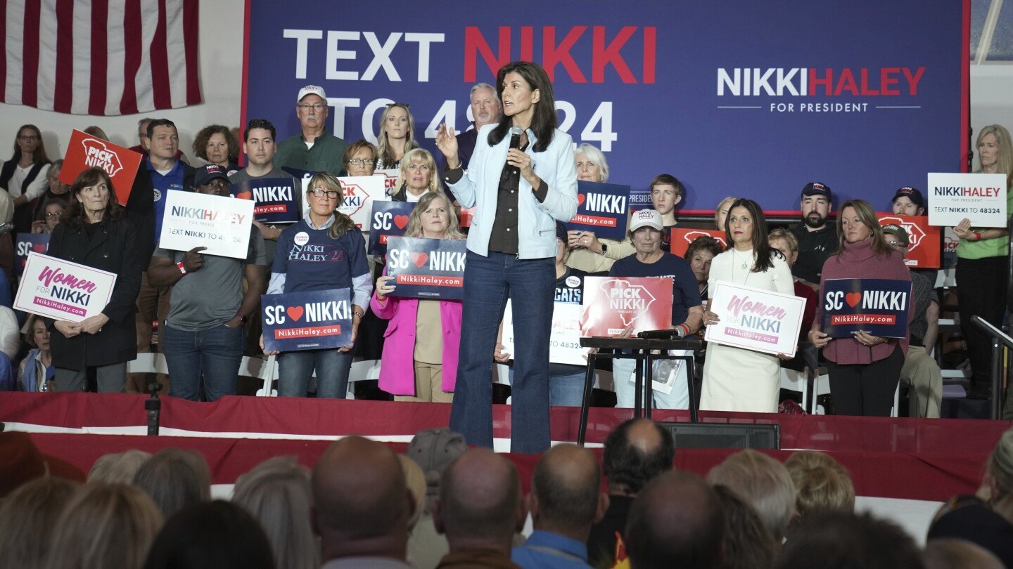 Nikki Haley draws the largest crowd of her campaign in her home state of South Carolina - The Associated Press
