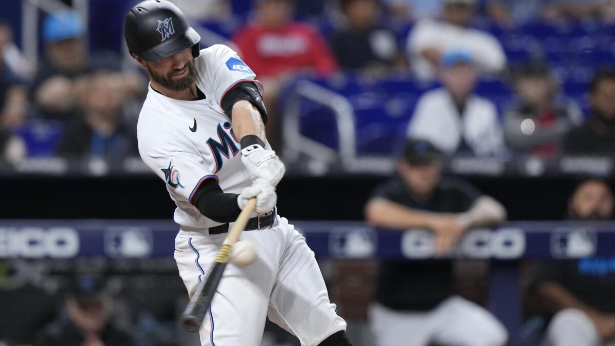 Arraez lifts average to .399, Marlins overcome four-run deficit in 9-6 win  over Royals - NBC Sports