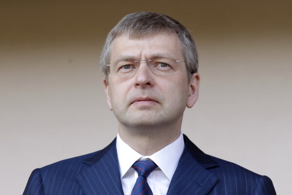 FILE - President of the football club AS Monaco, Dmitry Rybolovlev, attends a French League two soccer match between Monaco and Caen at the Louis II stadium on May 4, 2013, in Monaco. The Russian billionaire art collector lost a legal fight with Sotheby’s on Tuesday, Jan. 30, 2024, when a U.S. jury sided with the auction house in a lawsuit over claims that the businessman was ripped off while assembling a trove of works. (AP Photo/Lionel Cironneau, File)