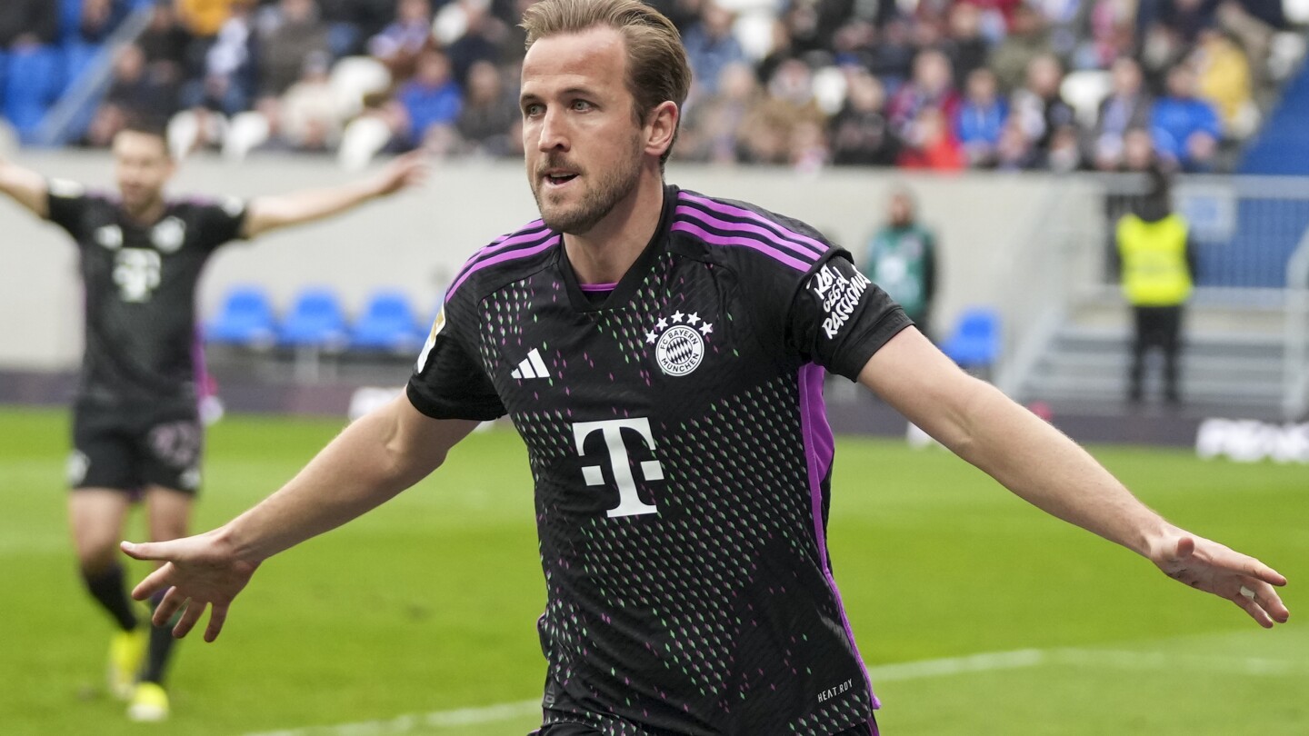 Kane établit des records de but alors que le Bayern bat Darmstadt 5-2 en Bundesliga