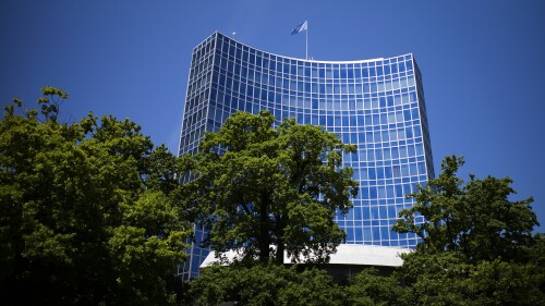 FILE - The United Nation flag waves in the wind on the top of an UN building in Geneva, Switzerland Monday, June 14, 2021. Switzerland's main intelligence agency says Russia continues to have dozens of spies disguised as diplomats at its embassy in Bern and its mission to the United Nations in Geneva, making the Alpine nation a hotspot for Russian espionage activity in Europe. (AP Photo/Markus Schreiber, File )