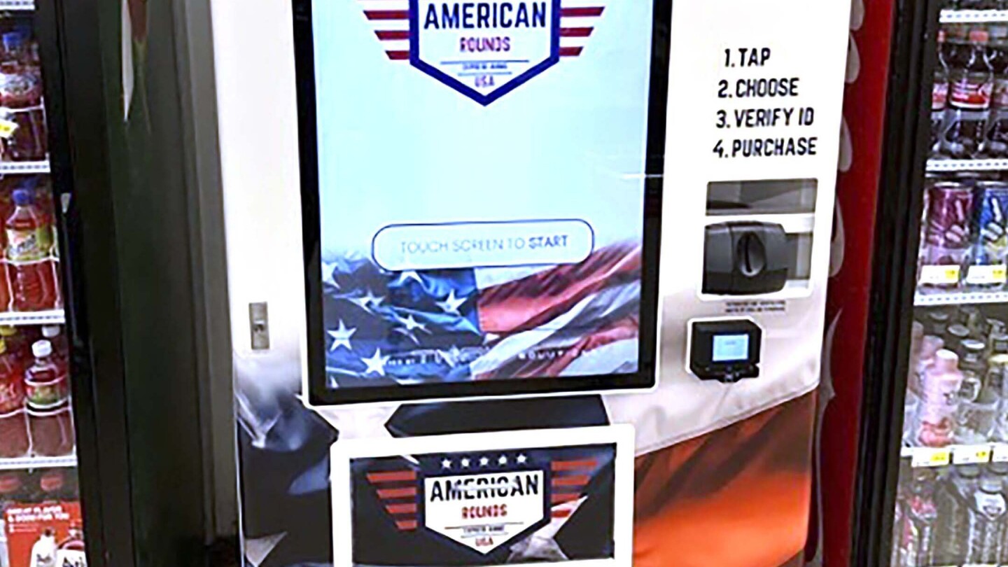 Milk, eggs and now bullets for sale in handful of US grocery stores with ammo vending machines