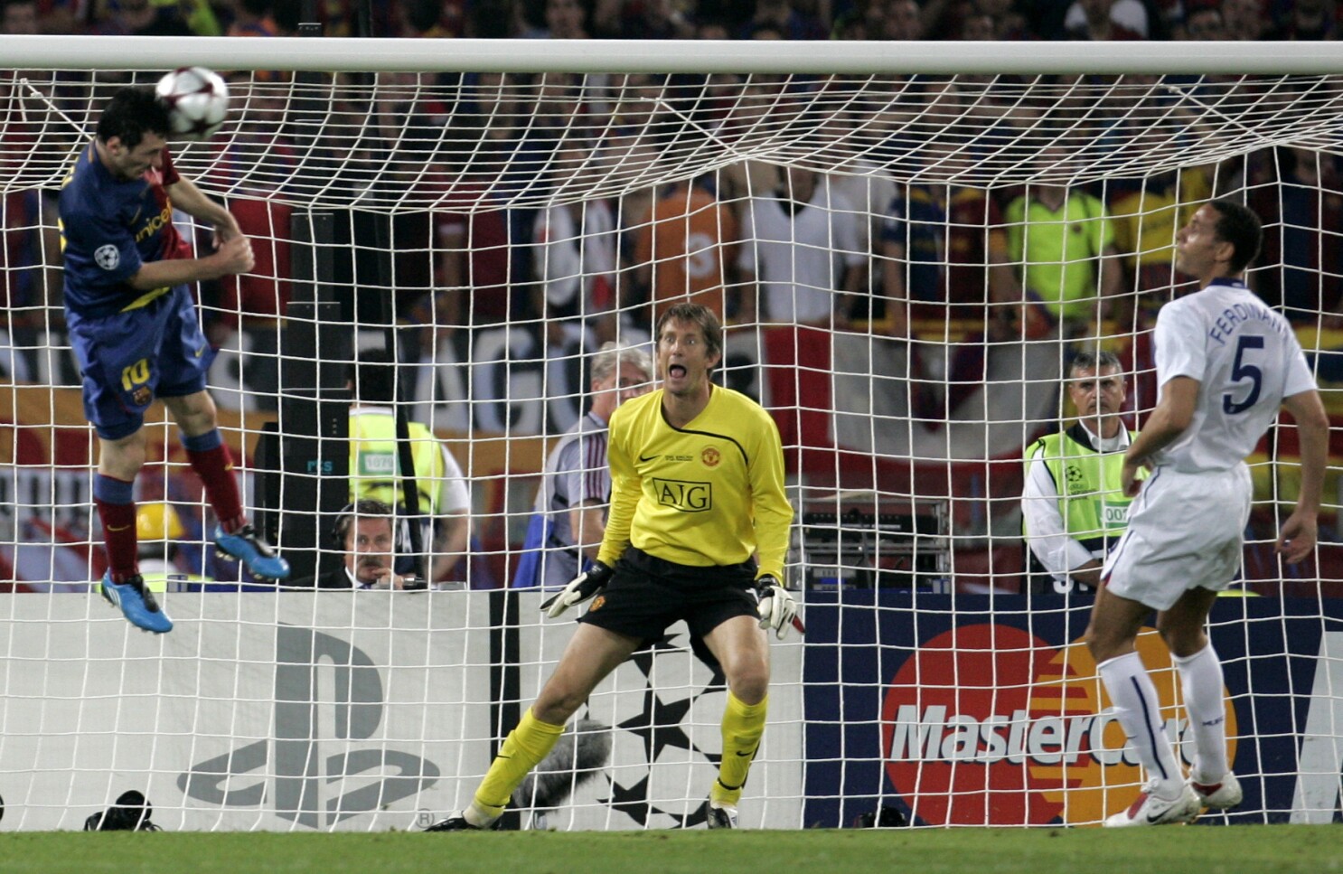 Gol de cabeza de Messi en la final de la Liga de Campeones con el Barcelona se convertirá en arte
