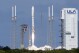 An Atlas 5 rocket with the Amazon's Project Kuiper Protoflight spacecraft lifts off from Space Launch Complex-41 at Cape Canaveral Space Force Station in Cape Canaveral, Fla., Friday, Oct. 6, 2023.(AP Photo/Terry Renna)