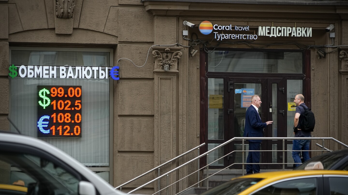Russia’s central bank makes huge interest rate hike to try to prop up falling ruble