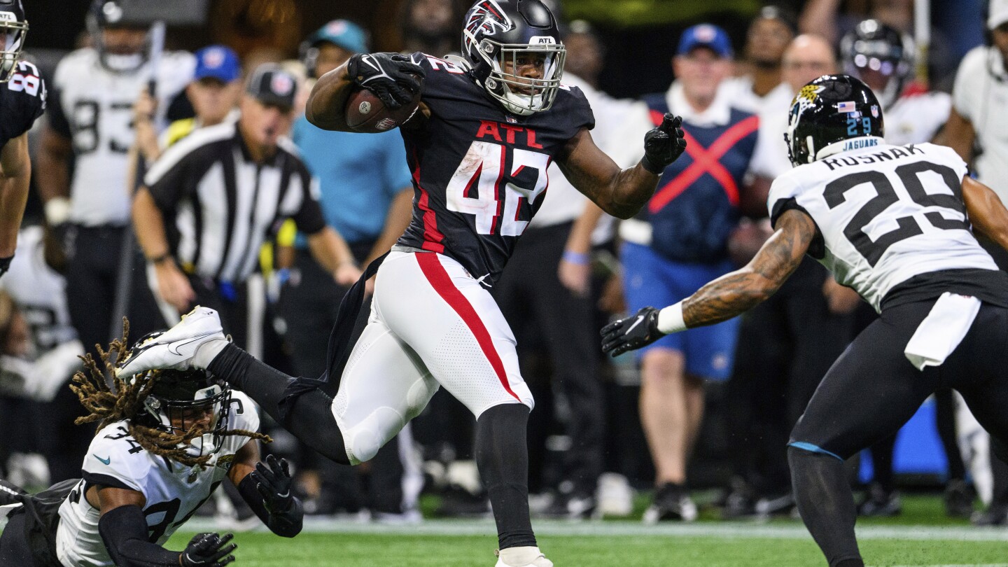 Falcons-Commanders injury report: Caleb Huntley, three others questionable  for Sunday - The Falcoholic