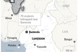 
              Armed separatists kidnapped at least 79 students and three staff members from a Presbyterian school in a troubled English-speaking region of Cameroon, the governor said Monday.
            