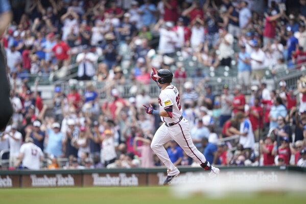 Ronald Acuña homers, steals 50th base in Braves' 11-5 win over