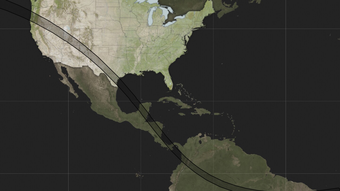 'Ring of fire' solar eclipse will cut across the Americas, stretching from Oregon to Brazil