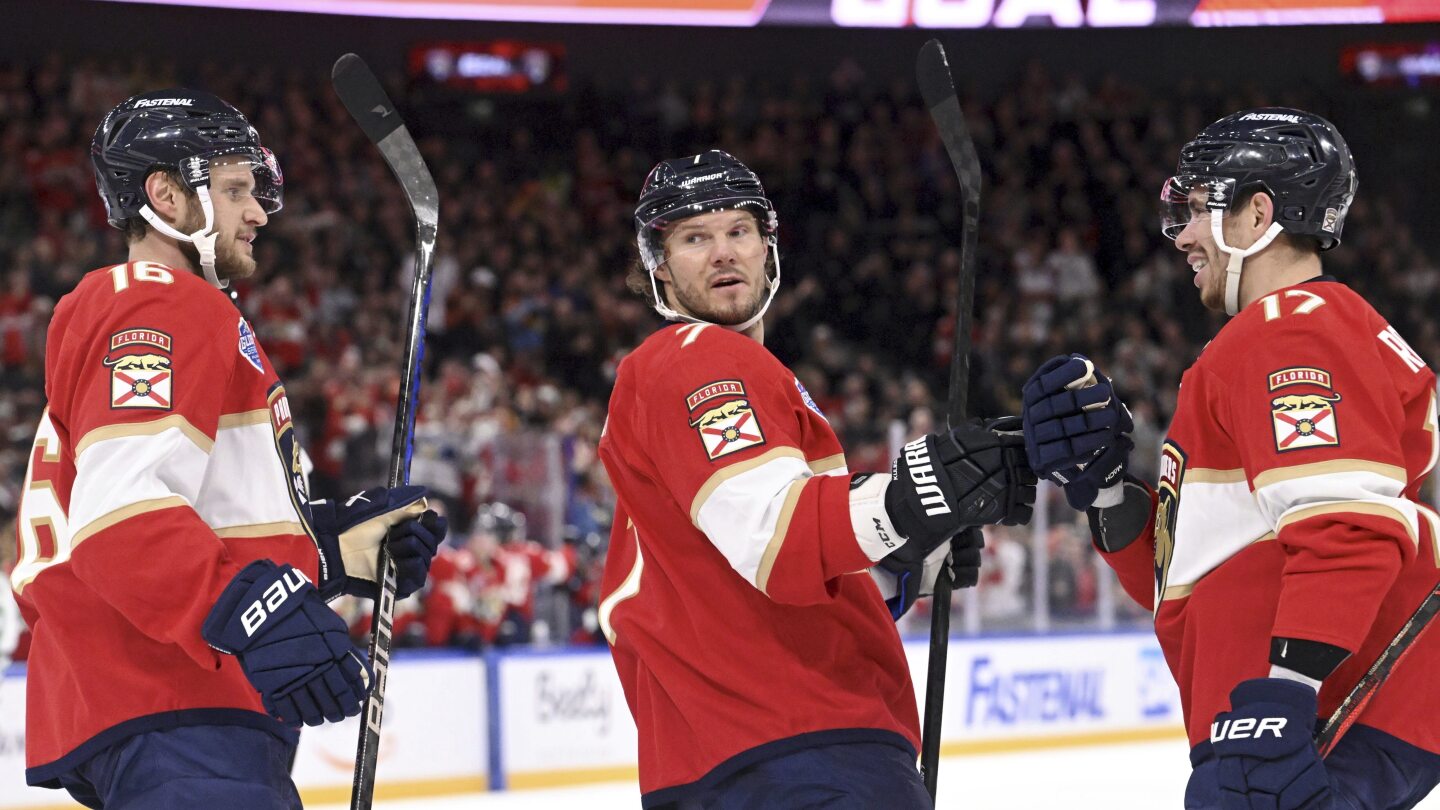 Florida Panthers Sweep Dallas Stars in Finland