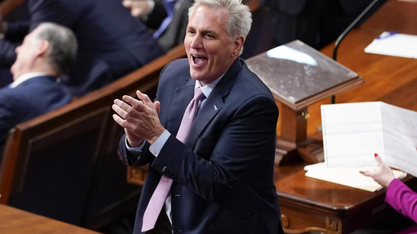 McCarthy elected House speaker in rowdy post-midnight vote