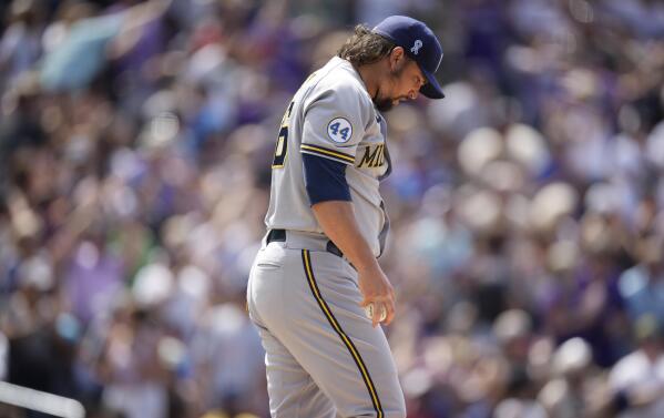 Images from the Milwaukee Brewers' 7-6 win over the Colorado Rockies