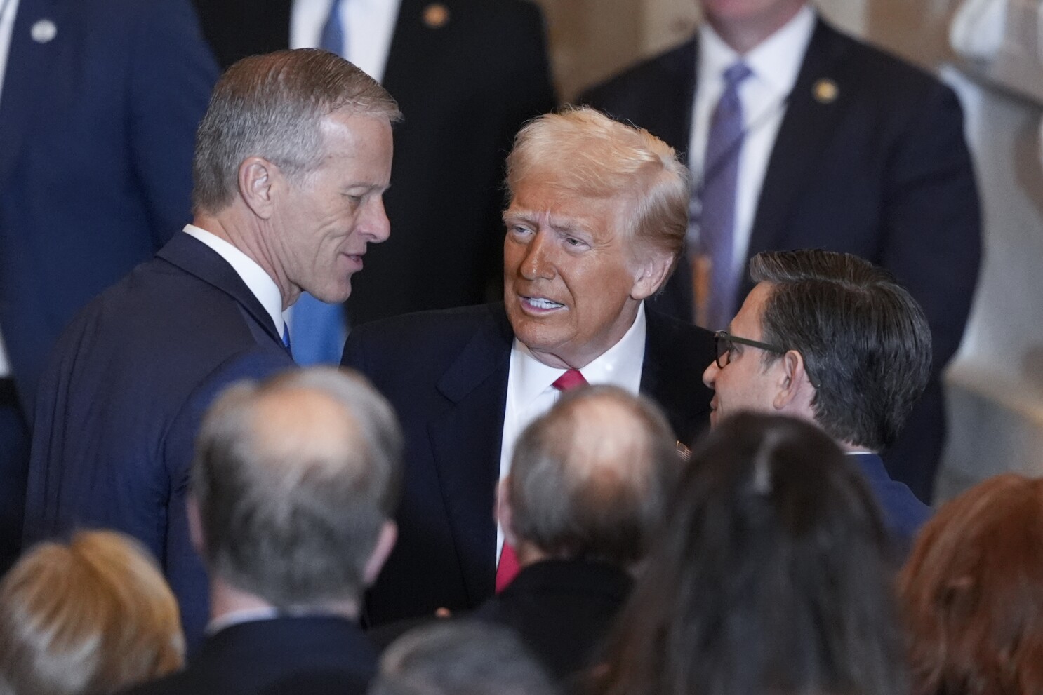 Trump meets with GOP lawmakers as they argue over tax and spending cuts