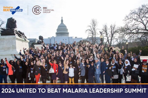 EBC with participants of the United to Beat Malaria 2024 Leadership Summit at Capitol Hill