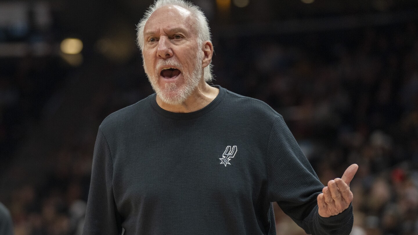 Spurs coach Gregg Popovich expresses desire to return to bench in first comments since stroke