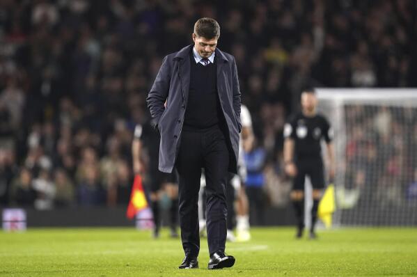 Gerrard out as manager of Premier League club Aston Villa | AP News