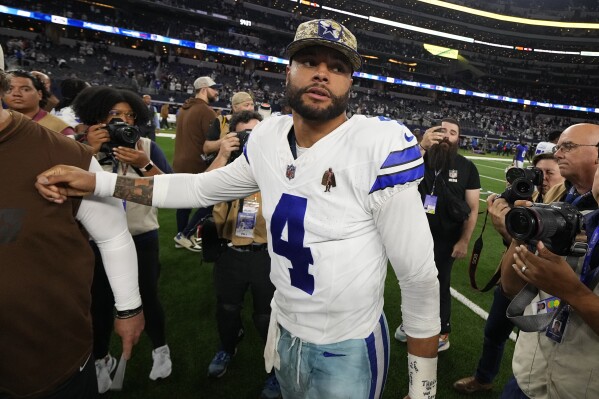 Dak Prescott is on a roll leading the Cowboys. Even if he keeps it up, there will be plenty to prove | AP News