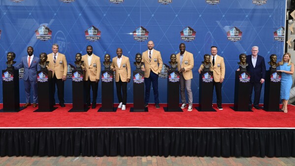 Highlights from Hall of Fame class of 2023 enshrinement speeches: DeMarcus  Ware, Darrelle Revis, Joe Thomas and more