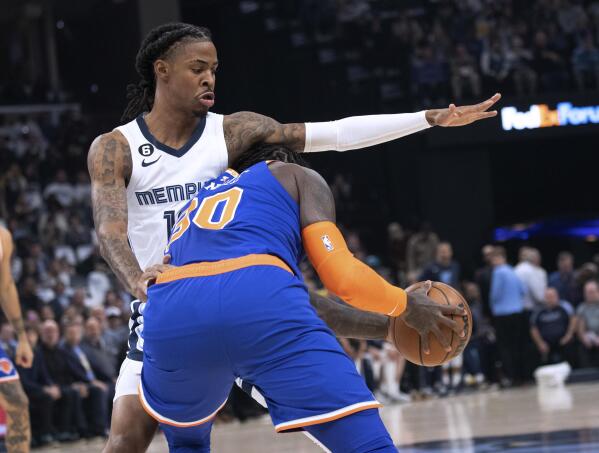 Knicks to get visit from Ja Morant and Grizzlies Wednesday