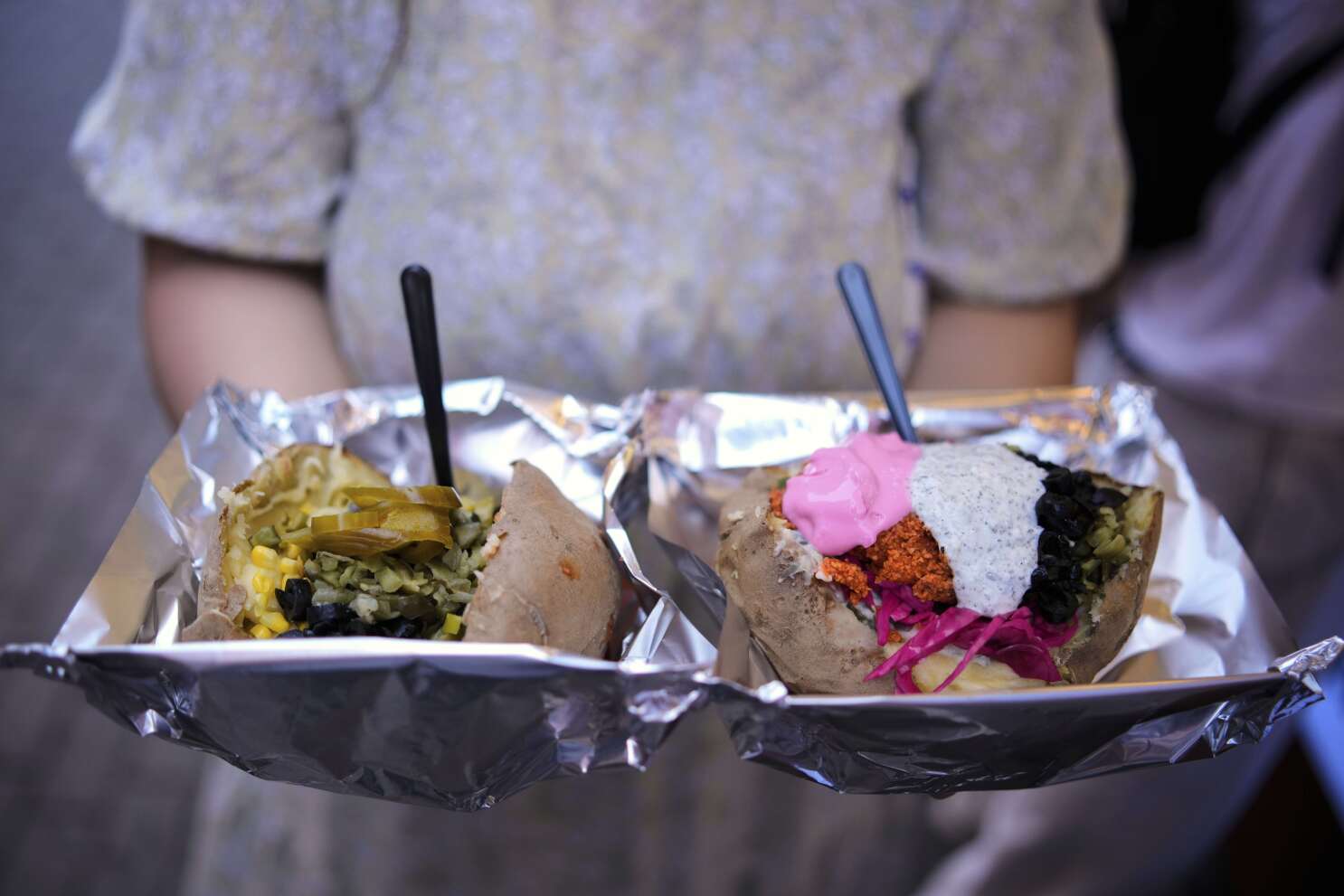 AP PHOTOS: Popular 'kumpir' dish in Turkey is served ahead of International Day of Potato