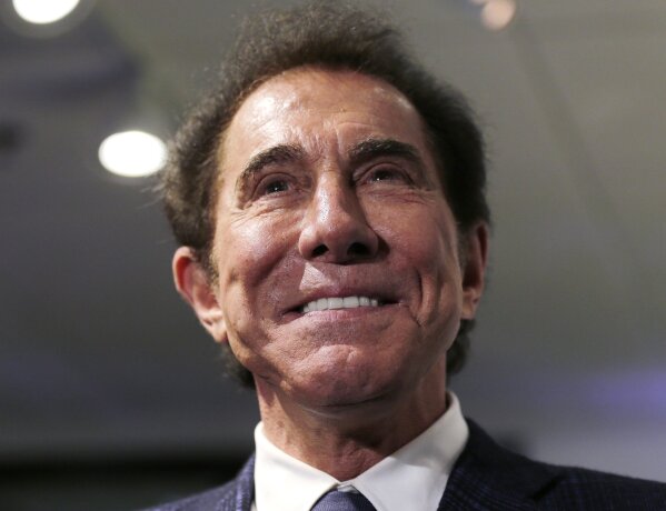 
              FILE - In this Tuesday, March 15, 2016, file photo, casino mogul Steve Wynn smiles during a news conference in Medford, Mass. Wynn was one of the highest paid CEOs in 2016, according to a study carried out by executive compensation data firm Equilar and The Associated Press. (AP Photo/Charles Krupa, File)
            