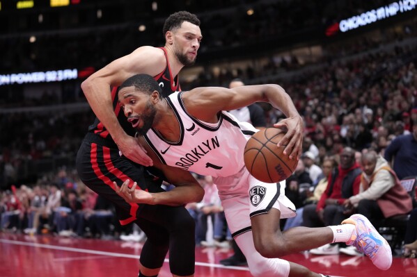 Pontos e melhores momentos Chicago Bulls 107-109 Brooklyn Nets pela NBA