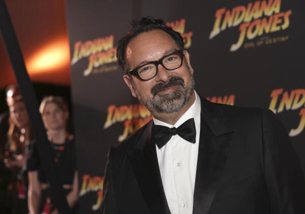Director James Mangold poses for photographers upon arrival for the 'Indiana Jones and the Dial of Destiny' party at the 76th international film festival, Cannes, southern France, Thursday, May 18, 2023. (Photo by Vianney Le Caer/Invision/AP)