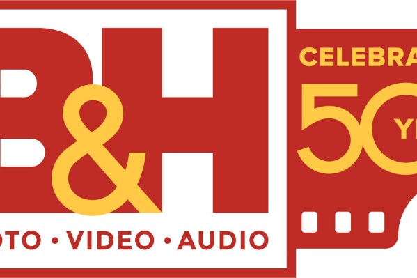 B&H Celebrates 50 Years! For half a century B&H has helped you bring your creative visions to life. Join us as we look forward to supporting creative excellence for the next 50 years and beyond. (PRNewsfoto/B&H Photo)