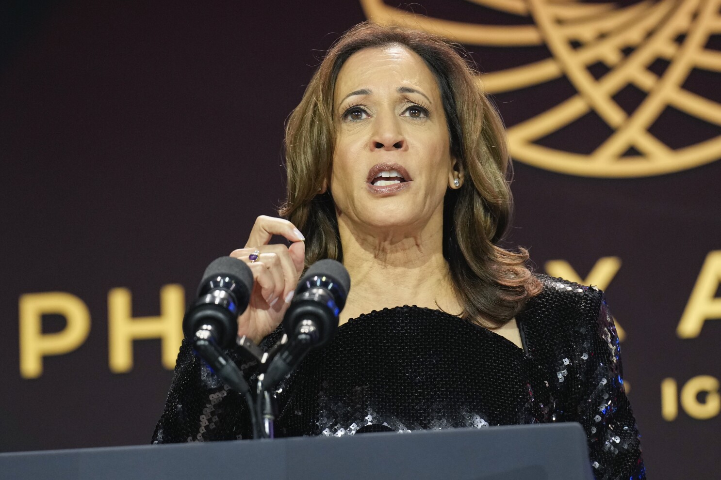 Harris promueve su trayectoria y objetivos más que su identidad étnica  entre votantes negros | AP News