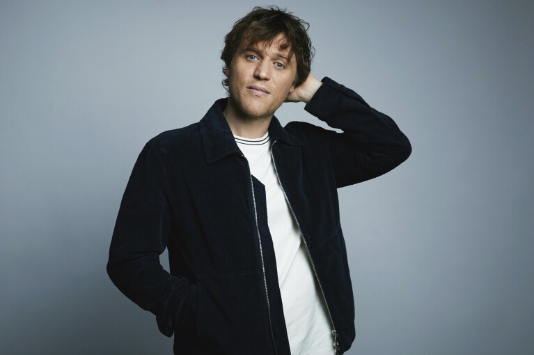 Johnny Flynn poses for a portrait to promote the television miniseries "Ripley" on Tuesday, March 26, 2024, in New York. (Photo by Taylor Jewell/Invision/AP)