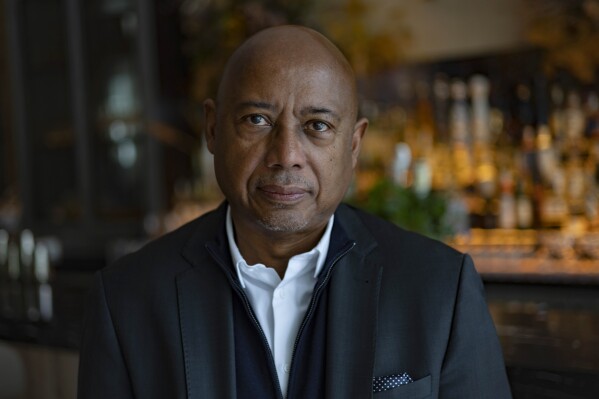 FILE - Director Raoul Peck poses for a portrait to promote his documentary film "Silver Dollar Road" during the Toronto International Film Festival on Sept. 9, 2023, in Toronto. (Photo by Joel C Ryan/Invision/AP, File)