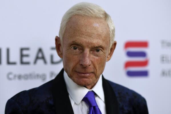 FILE - Elliot Mintz arrives at the Elizabeth Taylor Ball to End AIDS in West Hollywood, Calif., on Sept. 15, 2022. (Photo by Richard Shotwell/Invision/AP, File)