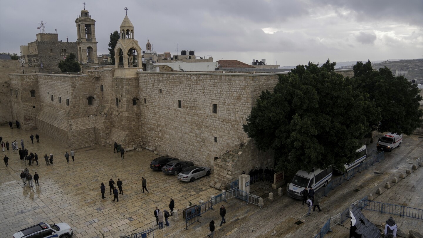 On Christmas Eve, Bethlehem resembles a ghost town. Celebrations are halted due to Israel-Hamas war