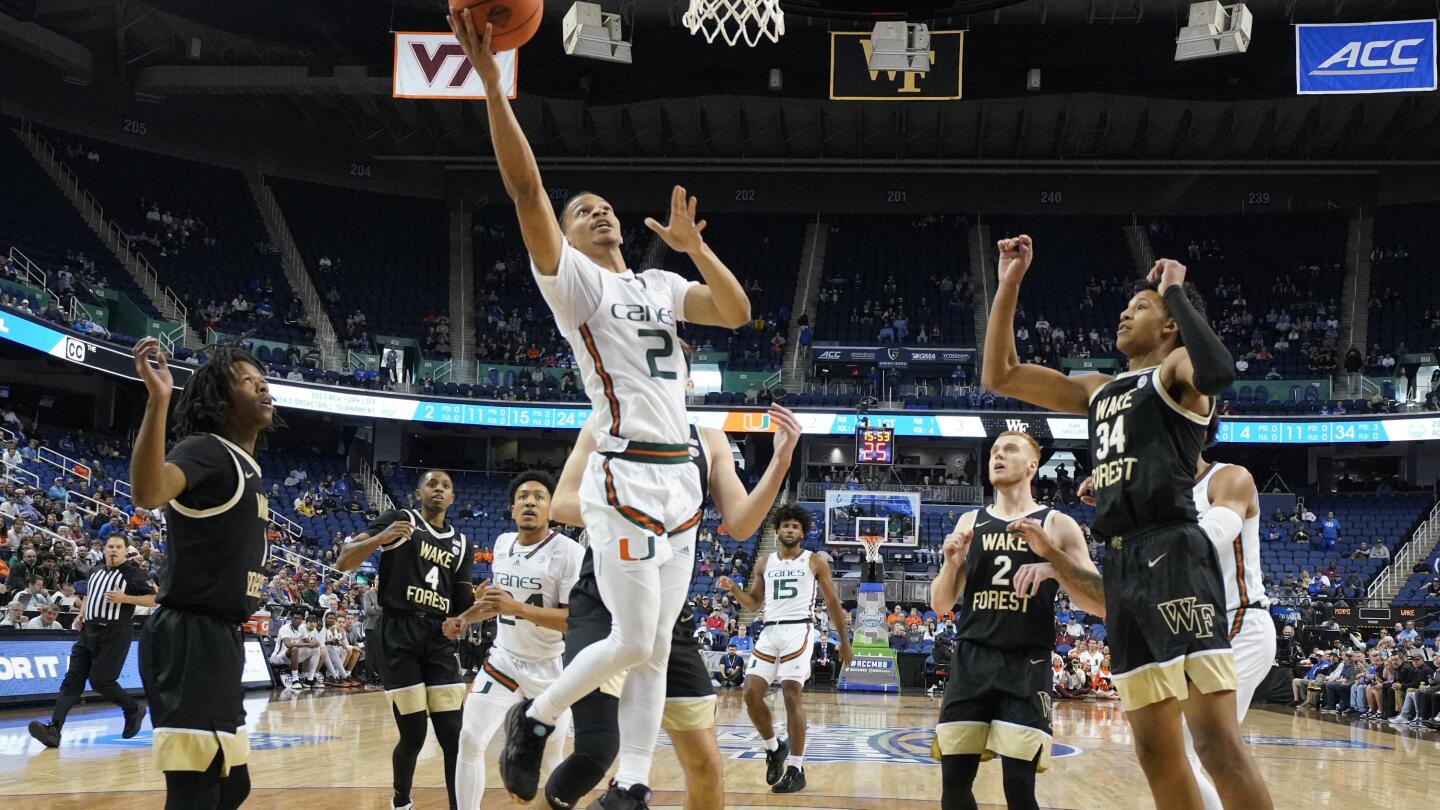 Fourth-Seeded Miami Knocks off Top-Seeded Wake Forest, Advances to Title  Game – University of Miami Athletics