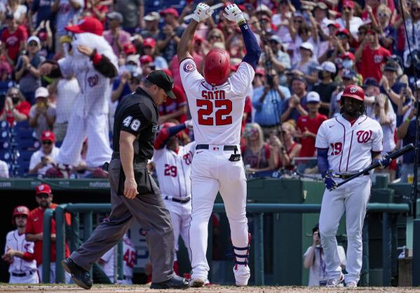 Juan Soto continues on-base streak with home run as Nationals beat