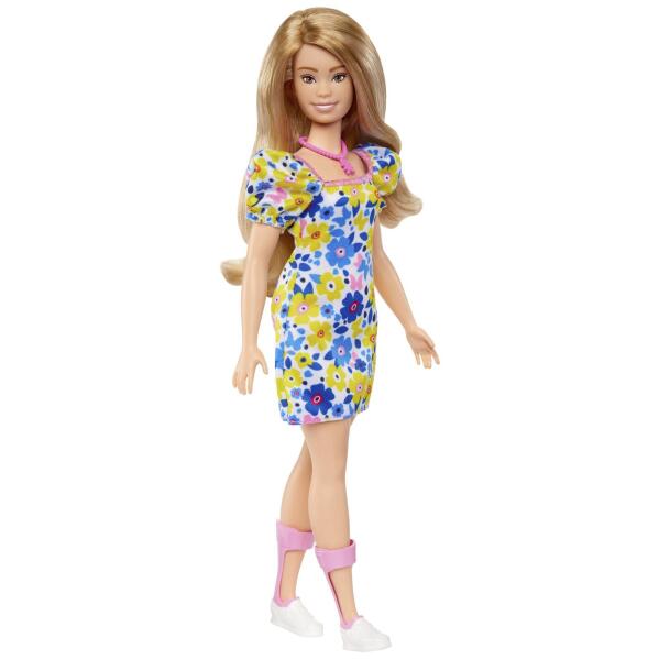 This image provided by Mattel, Inc., Tuesday, April 25, 2023, shows its first Barbie doll representing a person with Down syndrome. Mattel collaborated with the National Down Syndrome Society to create the Barbie and "ensure the doll accurately represents a person with Down syndrome," the company said. (Mattel, Inc. via AP)