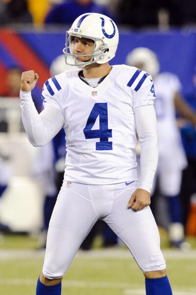 Colts K Vinatieri shows no sign of slowing down