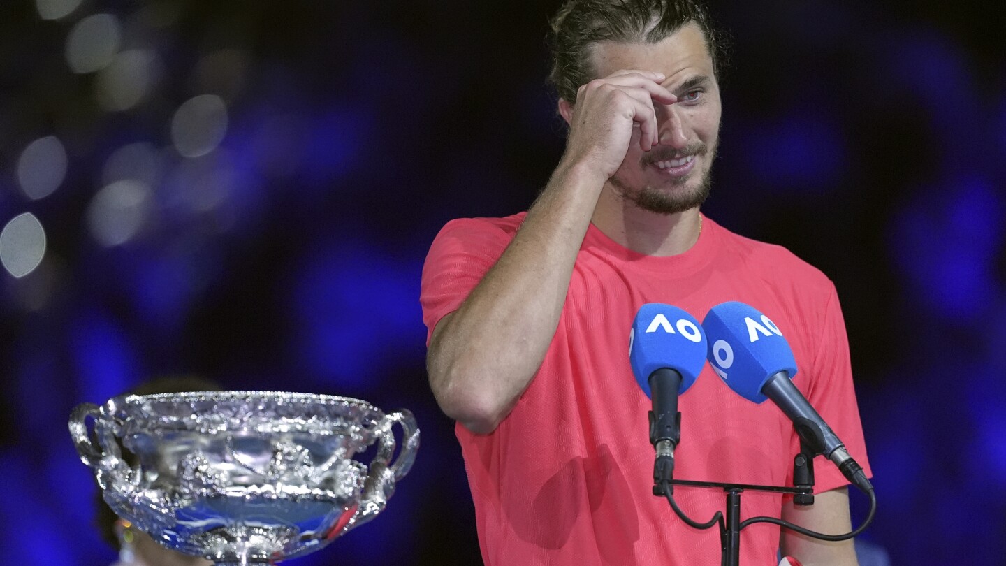 Names of Australian Open runner-up Zverev’s past accusers shouted out during trophy ceremony