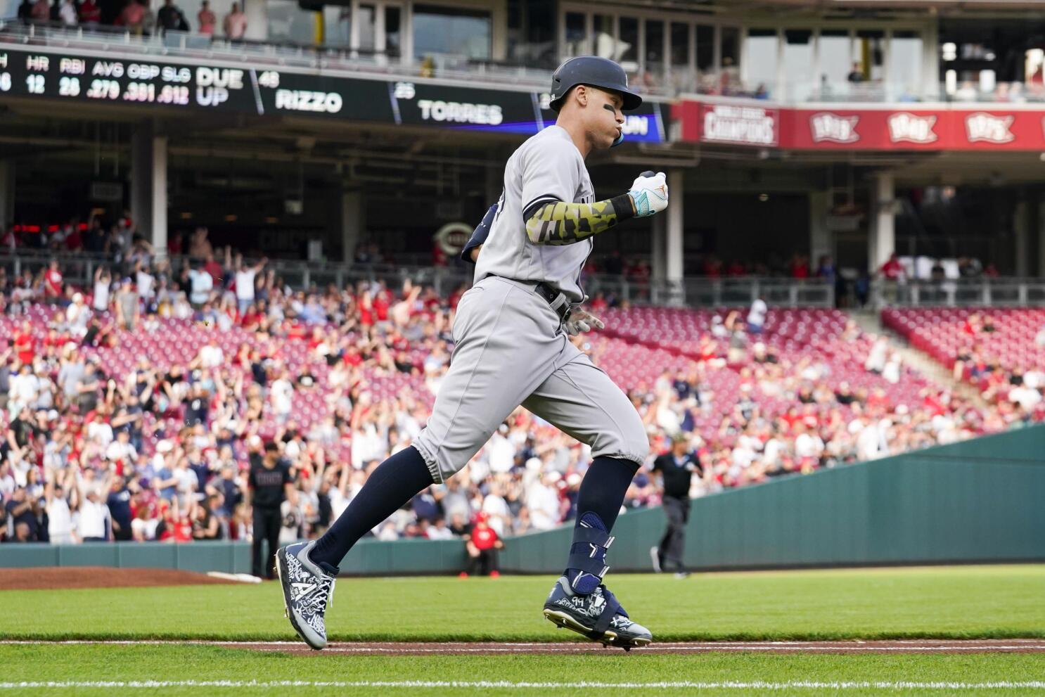 Aaron Judge has cold explanation of home run gesture that looked