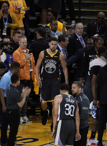 Klay Thompson shares why he stayed on the floor after tearing his ACL in  the NBA Finals - Basketball Network - Your daily dose of basketball