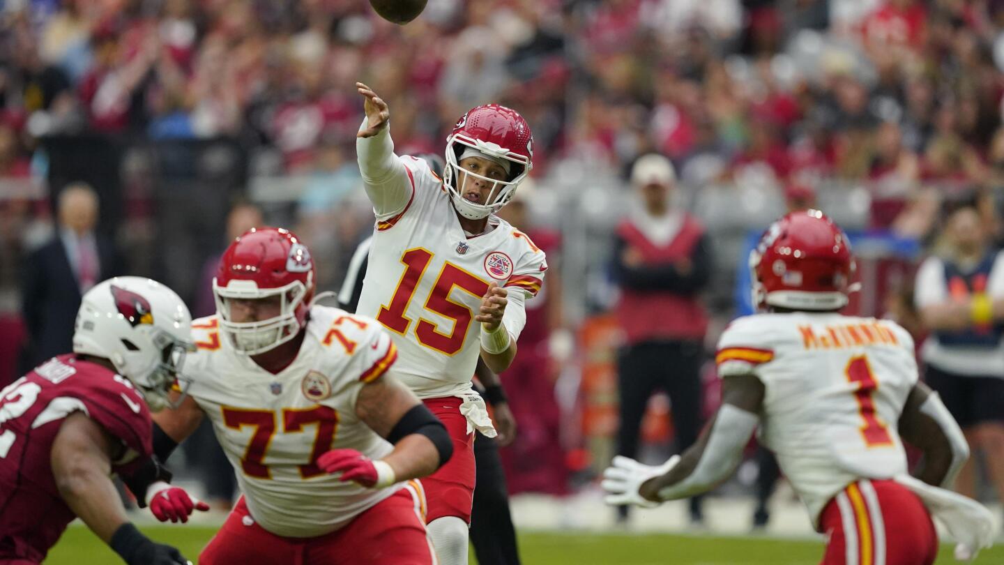 Patrick Mahomes' five touchdowns baffles Cardinals as Chiefs collect  statement Week 1 win