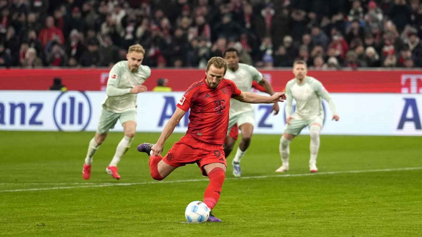 Bayern Munich Wins 3-0, Kane Scores Twice Against Bremen