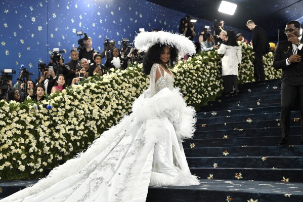  Tailoring Black Style" exhibition on Monday, May 5, 2025, in New York. (Photo by Evan Agostini/Invision/AP)
