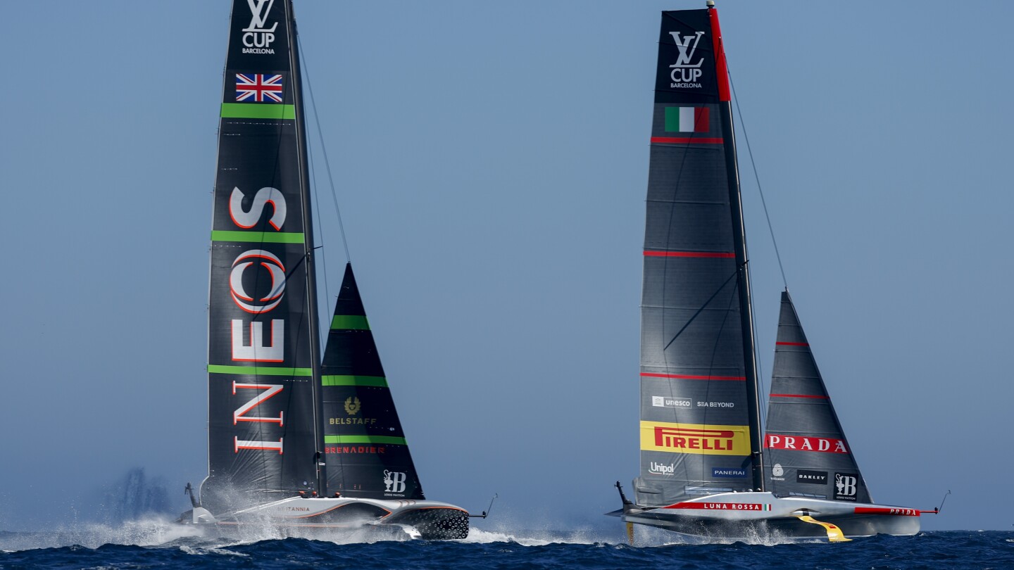 Luna Rossa and Britannia are 11 in America's Cup challengers final