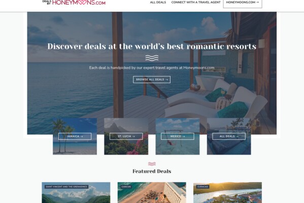 Honeymoons.com Launches New Platform: Deals by Honeymoons.com