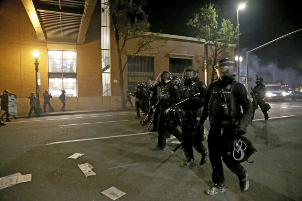 Photos: Damage to downtown Portland after overnight riot