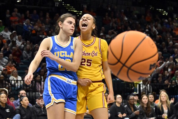No. 5 USC women outlast No. 7 UCLA 80-70 in double overtime to reach Pac-12  championship game